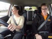 Fake Driving School - Cute TEEN and her driving instructor in REAL CHEATING sex romp 2/16