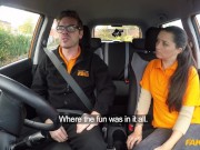 Fake Driving School - Cute TEEN and her driving instructor in REAL CHEATING sex romp 4/16