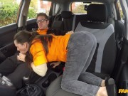 Fake Driving School - Cute TEEN and her driving instructor in REAL CHEATING sex romp 6/16