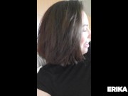 Hot brunette plays with vibrator during Facetime call - Watch Homesick by Erika Lust 8/16