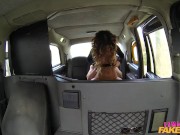 Female Fake Taxi - British MILF brunette gives her passenger a RIMJOB and fingers his ass 11/16