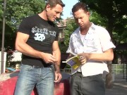 Cute Asian With A Hairy Pussy Has A MMF Threesome That Taps All Her Holes! 1/16