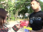 Cute Asian With A Hairy Pussy Has A MMF Threesome That Taps All Her Holes! 2/16