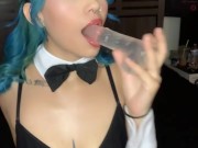 Playing with my toy how I would play with your d*ck 1/16