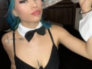 Playing with my toy how I would play with your d*ck