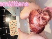 sucking my cock piss mouth swallow piss on her 2/16