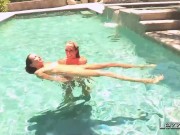 Lezzie BFF - CELESTE STAR a Big Melons Top Model is Getting FuckedSensually by BRETT ROSSI. 4/16