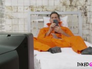 Inked Gurlz - Tanya Tate a Perfect Boobs Tattooed Blonde Gal is Banged Intensely by Demetri Xx. 1/16