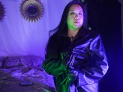 ASMR Mistress Mara's New Leather Jacket with Driving Gloves 14/16