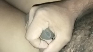 The cum machine between the two stones