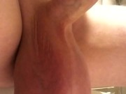 Saline Balls Large Scotum Play 4/16