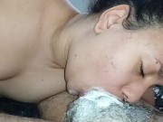 he masturbates and eats my dick at the same time, driving me crazy with lust until he cums
