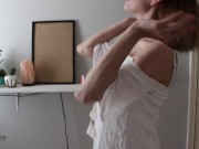 Busty girlfriend had a long day and needs you to cum with her 2/16