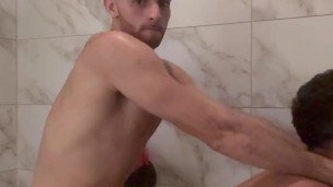 ChrispapiXl Pounded his BF Amirpounding in the Shower. Part 3