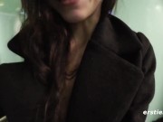 Ersties - Hot Brunette Gets Off In a Public Space 7/16