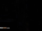 The cute african babe gets sodomized 1/16