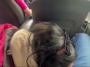 Wild UBER ride home ended with blowjob 13/16