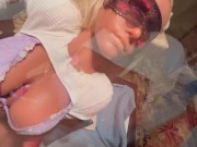 Petite 18+ Teen Dutchdoll Titfucks his Teacher during break for a massive load 15/16