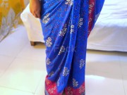 My Big Ass & Big Boobs MILF Arab Want to Be My Indian Maid, She wearing Desi Saree 7/16