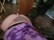 Outdoor Teasing and Masturbation + Blowjob Wake-Up Call 15/16