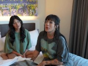 GF CHEATS on me with my step sis on vacation...fuck it I'll join - Effy Cutie x Cami Strella 8/16