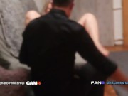 Behind the Scenes, Sharon White and Renato Kiss, Licking Pussy and It Ends in Cock Sucking! 6/16