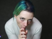 Dirty talks you with your cock in her mouth 16/16