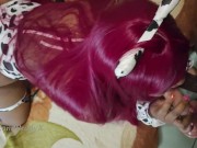 cheating my wife with my big ass stepdaughter, she like to twerk on my dick 2/16