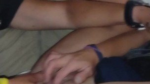 Deep fingered full of that cum