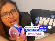 CUM IN MOUTH FOR A LATIN MILF STEPMOTHER!