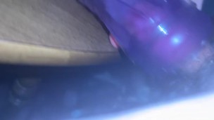 Filled my pocket pussy it leaks all over my cock