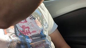 Jerking off while driving