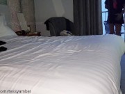 My STEPSISTER Let Me Touch Her on the Balcony - We Fucked with Curtains Open 1/16