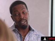 DEVILS FILM - Naughty Girl Anna Claire Clouds Cheats On Her Boyfriend With His Black Best Friend 2/16