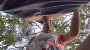 fucking in the middle of the mountain with a stranger