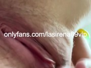 LaSirena69 intense pussy rubbing in her bedroom! 7/16