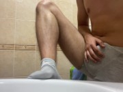 Boy Playing with Dick Until he Cum Vans and Socks 10/16