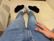 Boy Playing with Dick Until he Cum Vans and Socks 5/16
