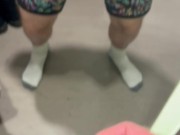 Playing with my Thick, Hard Uncut Cock in Target Changing Room! Onlyfans Uncutmnguy21 10/16