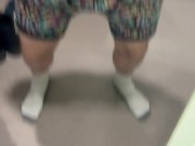 Playing with my Thick, Hard Uncut Cock in Target Changing Room! Onlyfans Uncutmnguy21 8/16