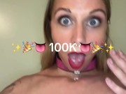 Deepthroat to say thanks to my twitter fans ;) 1/16