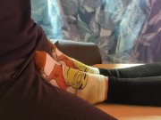 Giving sockjob and he cums on my socks 2/16