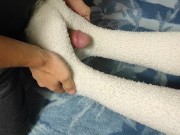 my Socks get his CUM load 14/16
