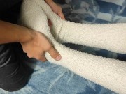 my Socks get his CUM load 15/16