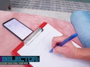 SEX SELECTOR - Busty Paris The Muse Uses Her Big Tits To Jerk Off Johnny's Hard Cock 1/16