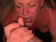 Pretty ass blonde sucking a huge bbc! 15/16