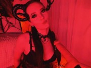 Devil BLOWJOB with FUCKMACHINE ruined makeup 4/16