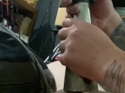 Vacuum cleaner masturbation and cum inside 12/16