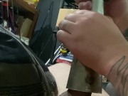 Vacuum cleaner masturbation and cum inside 13/16