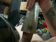 Vacuum cleaner masturbation and cum inside 2/16